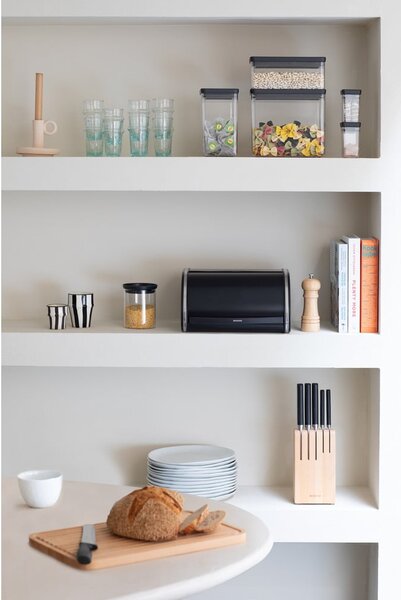 Ocelový chlebník Roll Top – Brabantia