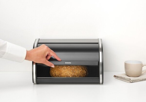 Ocelový chlebník Roll Top – Brabantia