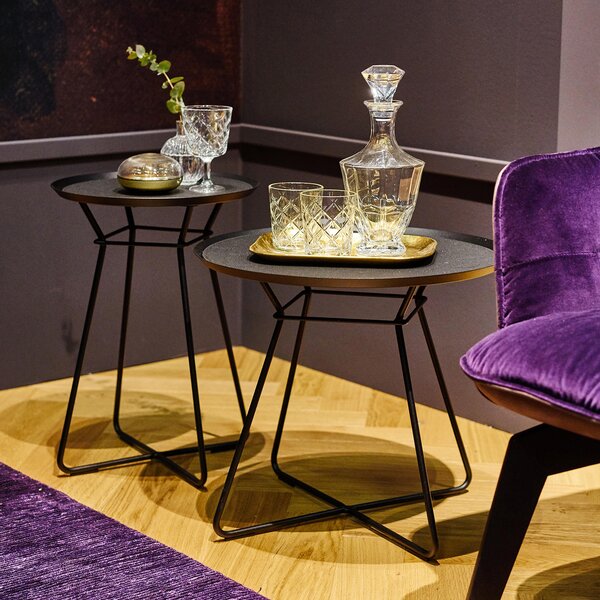 Freifrau Manufaktur designové konferenční stoly Coffee Table Indoor Small (průměr 34 x 48 cm)