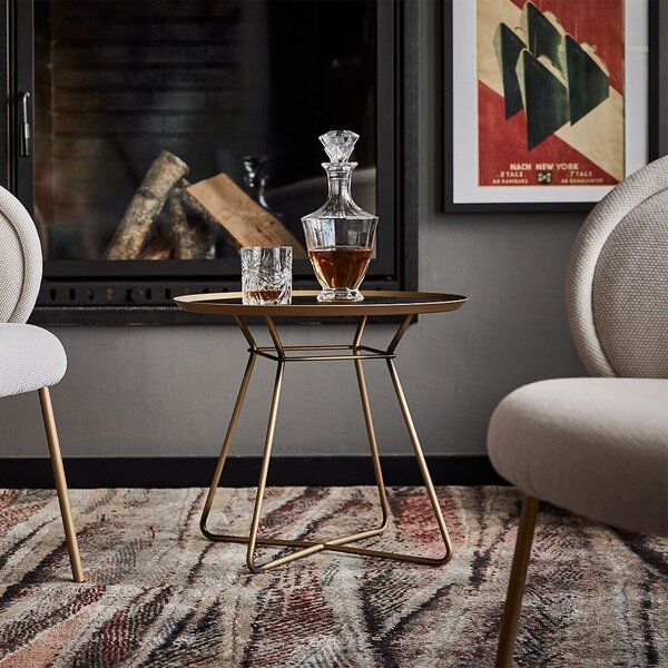 Freifrau Manufaktur designové konferenční stoly Coffee Table Indoor Small (průměr 34 x 48 cm)