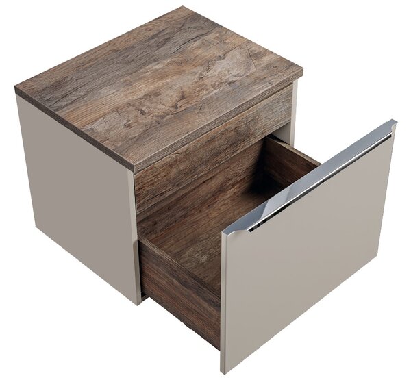 Koupelnová skříňka s deskou SANTA Fe Taupe D60/1 | 60 cm