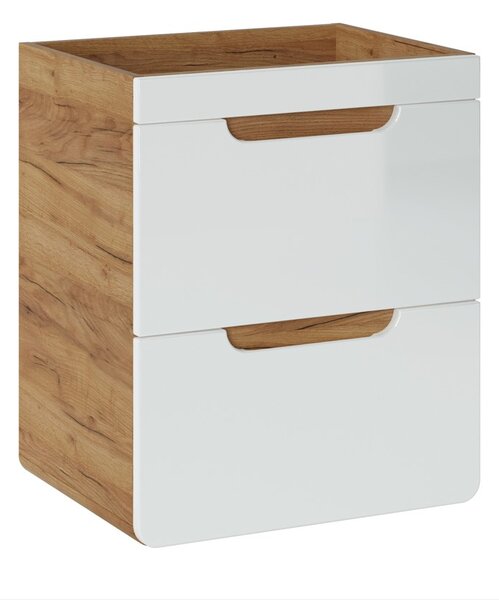 Koupelnová skříňka s umyvadlem ARUBA White U50/1 | 50 cm