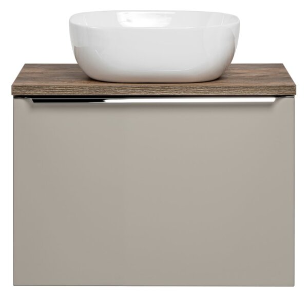 Koupelnová skříňka s umyvadlem a deskou SANTA Fe Taupe DU60/1 | 60 cm