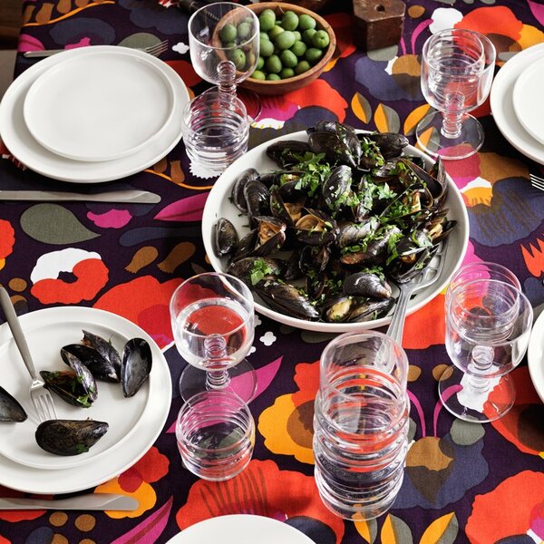 Marimekko Talíř Oiva 20cm, bílý
