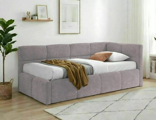 Jednolůžková postel 90 cm Emmite (růžová) (s roštem)