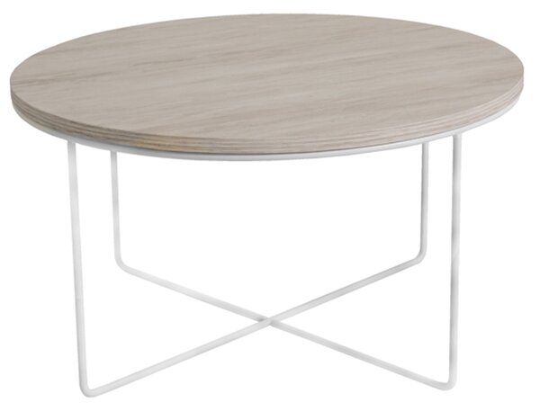 Konferenční stolek BARI bílý dub / bílý