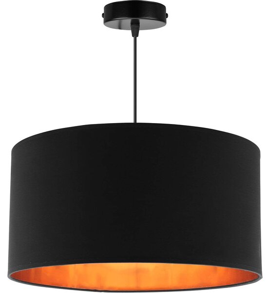 Závěsné svítidlo Shade, 1x textilní stínítko (výběr ze 4 barev), (výběr ze 3 barev konstrukce), (fi 40cm), g