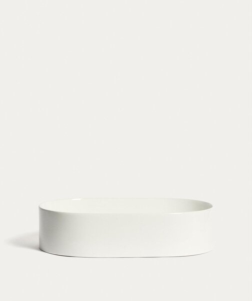 Bílé keramické umyvadlo 50x31 cm Ovara – Kave Home