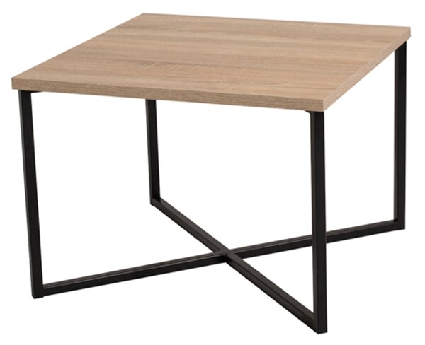 Konferenční stolek PRATO dub sonoma / černý