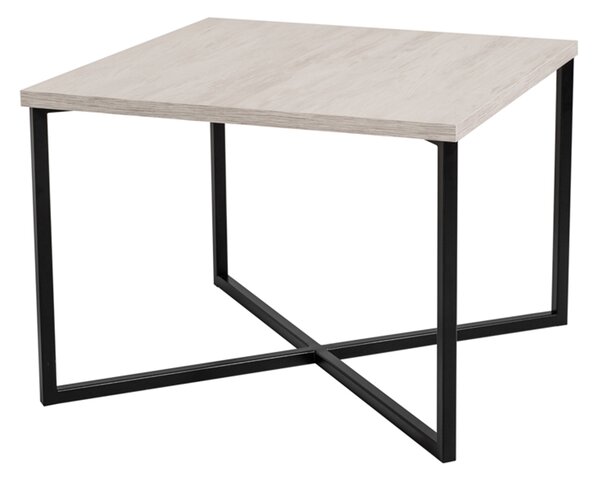 Konferenční stolek PRATO bílý dub / černý