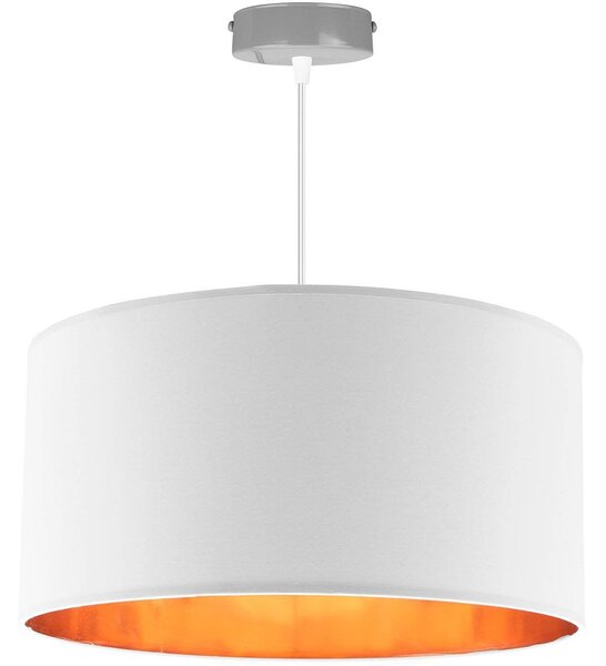 Závěsné svítidlo Shade, 1x textilní stínítko (výběr ze 4 barev), (výběr ze 3 barev konstrukce), (fi 40cm), g