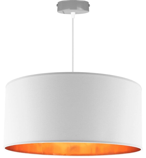 Závěsné svítidlo Shade, 1x textilní stínítko (výběr ze 4 barev), (výběr ze 3 barev konstrukce), (fi 44cm), g