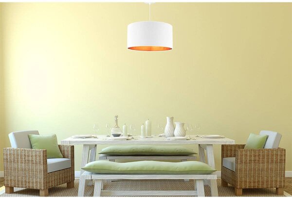 Závěsné svítidlo Shade, 1x textilní stínítko (výběr ze 4 barev), (výběr ze 3 barev konstrukce), (fi 40cm), g