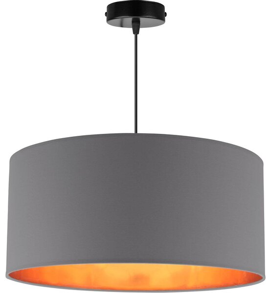 Závěsné svítidlo Shade, 1x textilní stínítko (výběr ze 4 barev), (výběr ze 3 barev konstrukce), (fi 44cm), g