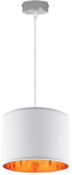 Závěsné svítidlo Shade, 1x textilní stínítko (výběr ze 4 barev), (výběr ze 3 barev konstrukce), (fi 20cm), g