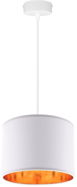Závěsné svítidlo Shade, 1x textilní stínítko (výběr ze 4 barev), (výběr ze 3 barev konstrukce), (fi 20cm), g