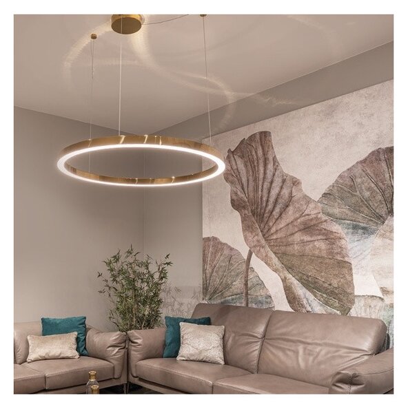 Maxlight P0370D Stmívatelné závěsné LED sívitldo LUXURY GOLD 110cm