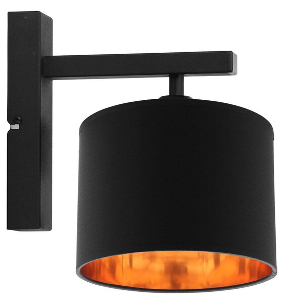 Nástěnné svítidlo Shade, 1x textilní stínítko (výběr ze 4 barev), (výběr ze 3 barev konstrukce), g