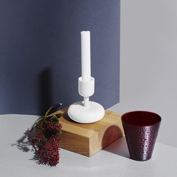 Iittala Svícen Nappula 107mm, bílý