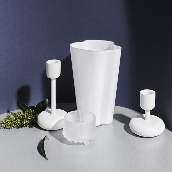 Iittala Svícen Nappula 107mm, bílý