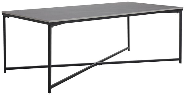 KONFERENČNÍ STOLEK, šedá, černá, kov, keramika, 120/60/42 cm Livetastic - Konferenční stolky, Online Only