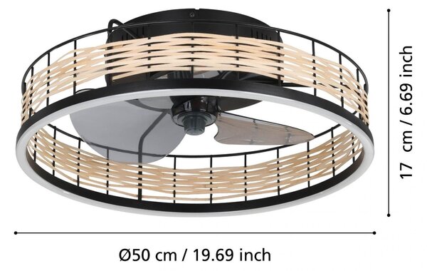 EG 35148 Ventilátor se svítidlem FRANA EGLO 35148 - EGLO