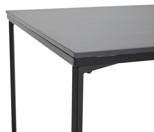 KONFERENČNÍ STOLEK, černá, kov, keramika, 120/43/60 cm Livetastic - Konferenční stolky, Online Only