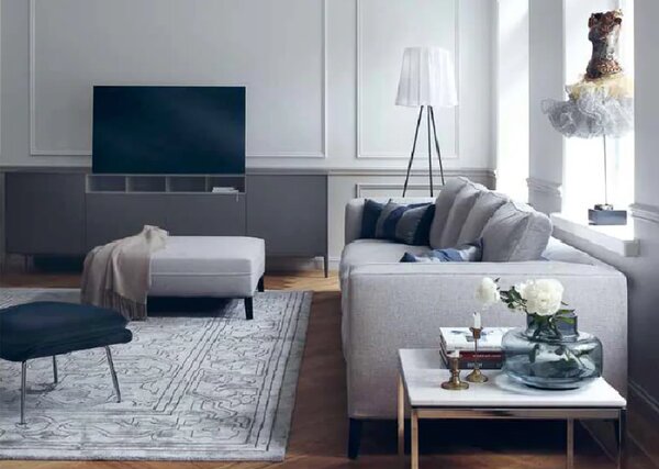 Linie Design Japonský koberec Kaito Silver Rozměr: 170x240 cm