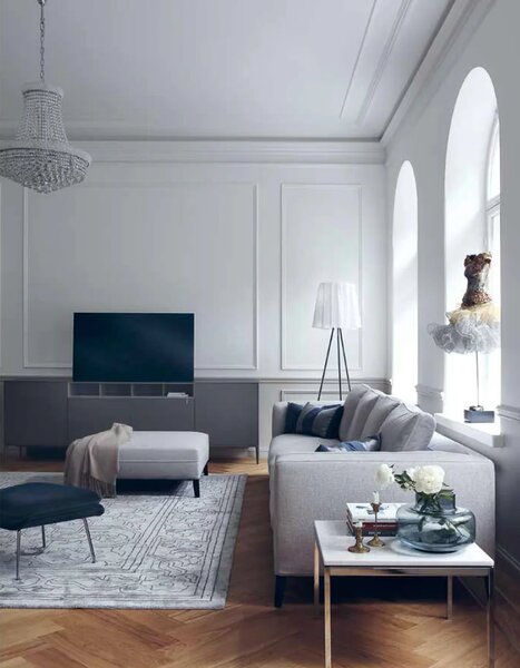 Linie Design Japonský koberec Kaito Silver Rozměr: 170x240 cm