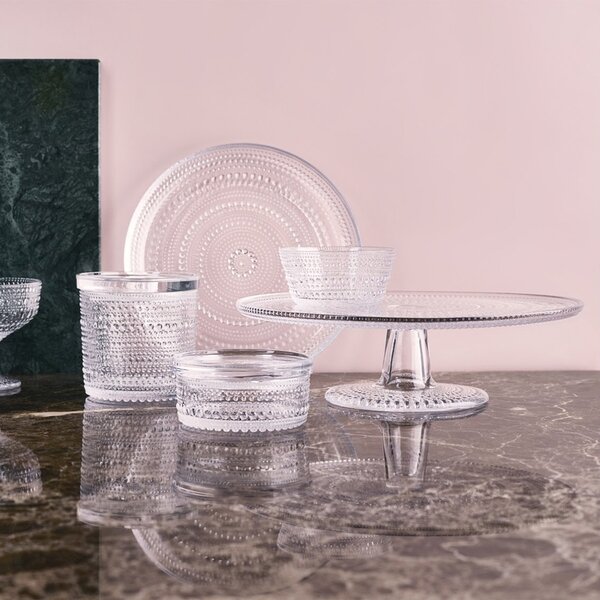 Iittala Podstavec pod dort Kastehelmi 31,5cm, čirý