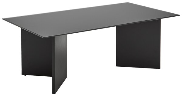KONFERENČNÍ STOLEK, černá, kov, sklo, 110/60/40 cm Livetastic - Konferenční stolky, Online Only