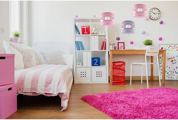 Závěsné svítidlo Elegance Spider, 3x textilní stínítko (mix 8 barev), w