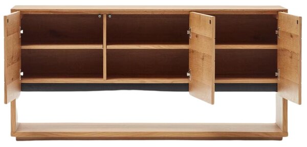 Dubová komoda Kave Home Alguema 151 x 40 cm