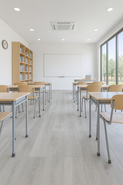 Gerflor, PVC podlaha - lino AladinTex Ultra 1751, na míru, šíře 2m,4m, šedá, filc, chodba / předsíň