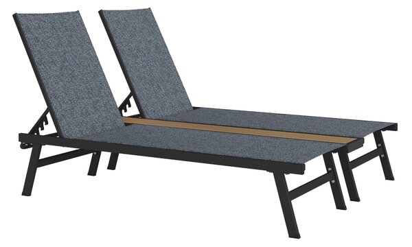 LEHÁTKO 1 ks kov, plast, textil Ambia Garden - Online Only zahradní nábytek, Online Only