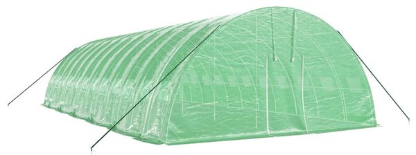 Skleník s ocelovým rámem zelený 72 m² 12 x 6 x 2,85 m