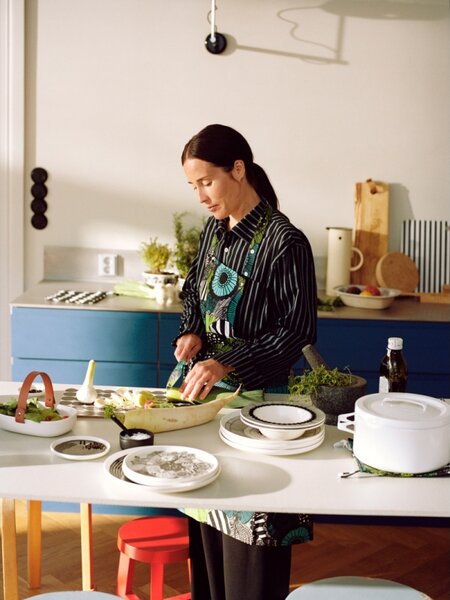 Marimekko Hluboký talíř Oiva Siirtolapuutarha 20cm
