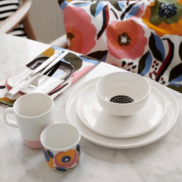 Marimekko Talíř Oiva 20cm, bílý