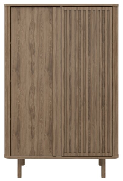 -25 % Dny MOMENTI– Marckeric Hnědá komoda Salma 86 x 40 cm s dřevěným dekorem