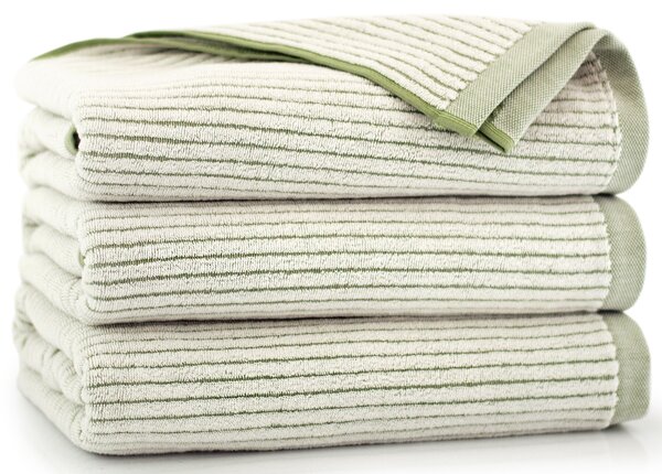 Egyptská bavlna ručníky a osuška Torne - zelená Velikost: ručník 50 x 90