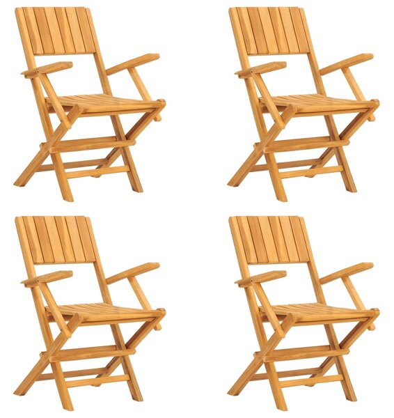 5dílný zahradní jídelní set masivní teakové dřevo