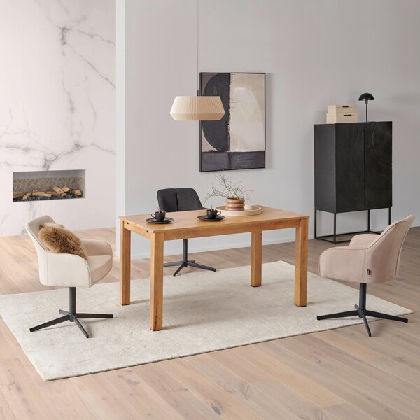 JÍDELNÍ STŮL, mangové dřevo, přírodní barvy, 140/80/76 cm MID.YOU - Online Only jídelní stoly, Online Only