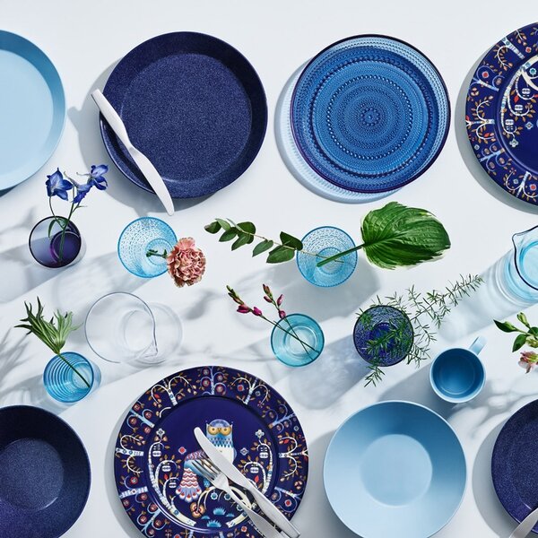 Iittala Sklenice Kartio 0,21l, 2ks, modré rain
