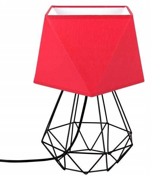 Stolní lampa Diamond 1, 1x textilní stínítko (výběr ze 12 barev), (výběr ze 3 barev konstrukce)