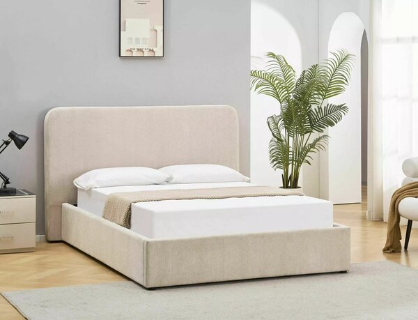 Manželská postel 140 cm Lumeso (béžová)