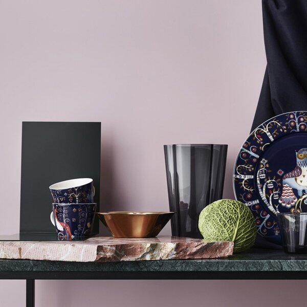 Iittala Šálek s podšálkem Taika 0,2l, modrý