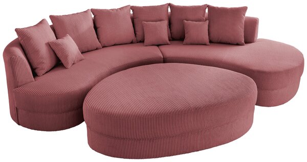 SEDACÍ SOUPRAVA, textil, korály Livetastic - Online Only sedačky, Online Only