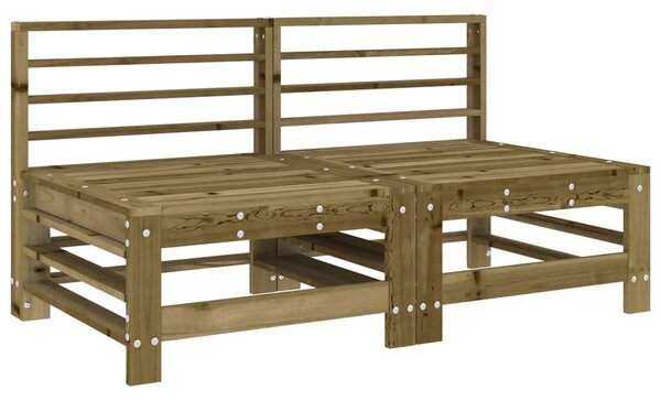 4dílná zahradní sedací souprava impregnovaná borovice