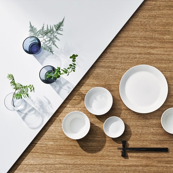 Iittala Talíř Teema 26cm, bílý / sada 4ks