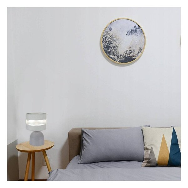 Stolní lampa Elegance, 1x textilní stínítko (výběr z 6 barev), (výběr ze 3 barev konstrukce), s